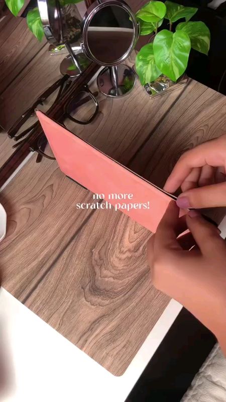A5 Whiteboard Notebook Reusable With Whiteboard Pen Erasable Whiteboard Draft Portable Stationeryhttps://www.facebook.com/share/r/18od8RuBbK/#trend #S