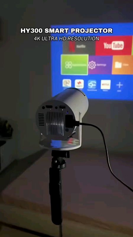 MODOFO HY300 Smart Projector Android 4K UHD Portable Mini Projector #projector #HugotSaShopee #shopeeph #FreeCoinsInShopeeVideo #MasMuraSaShopee #fyp