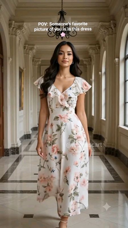 too pretty to gatekeep, add to cart mo na sis! 💖 #viraldress #dressph #ootdph #fashionph #MasMuraSaShopee #longdress #lovitodress #OOTD #elegantdress