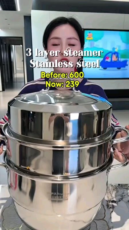 3 layer Steamer 200+ pesos only apaka mura#shopeeph #shopeepaydaysale #MasMuraSaShopee #Godiswithme