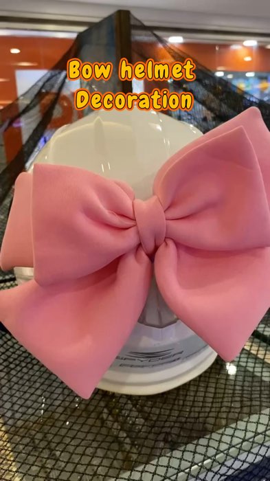 #bowhelmet#bigbowforhelmet #bowforhelmet #helmetbow