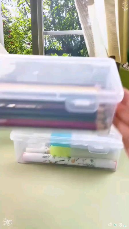 Large capacity pencil case with cover dustproof overlay transparent visual #HugotSaShopee #FreeCoinsInShopeeVideo #MasMuraSaShopee #ShopeePHPaydaySale