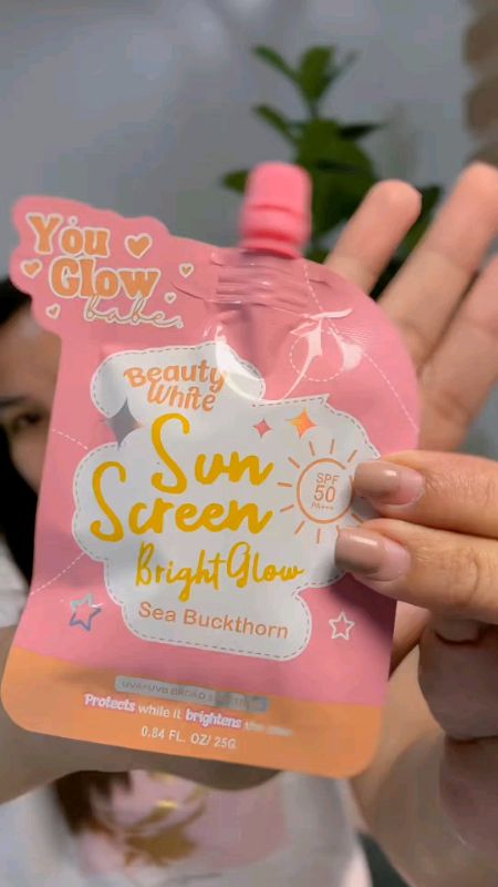 You Glow Babe Whitening Sun Screen. #youglowbabe #sunscreen #skincare #trending #viral #MasMuraSaShopee #ShopeePHPaydaySale #FreeCoinsInShopeeVideo