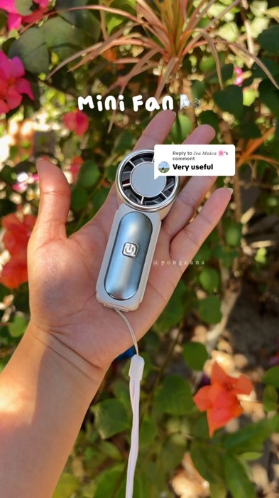 Simple. Useful. Yours #pocketsizefan #minifan #portable #rechargeable #shopeefinds #shopeeph
