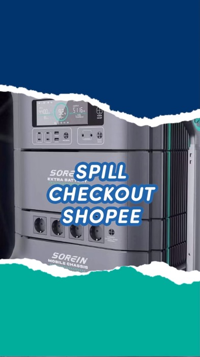 Sorein #PowerStation , 2200W, 1037wh #FreeCoinsInShopeeVideo