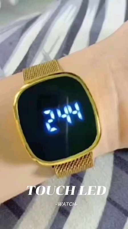 #LED #Touch #screen #magnetic #buckle #watch Fashion #stainless #Wristwatch For Women Men #unisex #trending #tool #fashion #diy