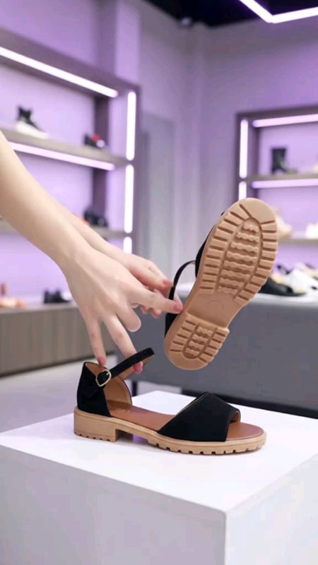 Women's Sandals 2023 New Korean Flat Thick Heel Sandals#Affordable #HighQuality #MasMuraSaShopee #ShopeeFreeCoinVideo