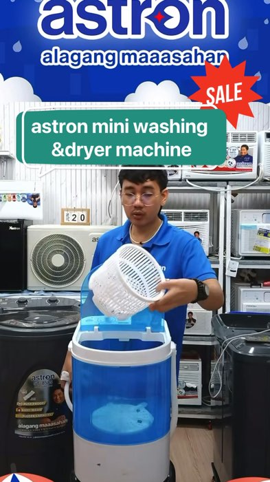 #astron #miniwashingmachine #minidryer #fyp #trending #HugotSaShopee #FreeCoinsInShopeeVideo #MasMuraSaShopee