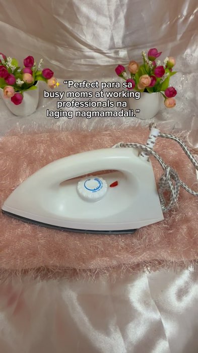 Para sa mga mommies na ayaw ng gusot na damit. Perfect ang electric iron na ito.. #electriciron #shoppeefinds #momessentials