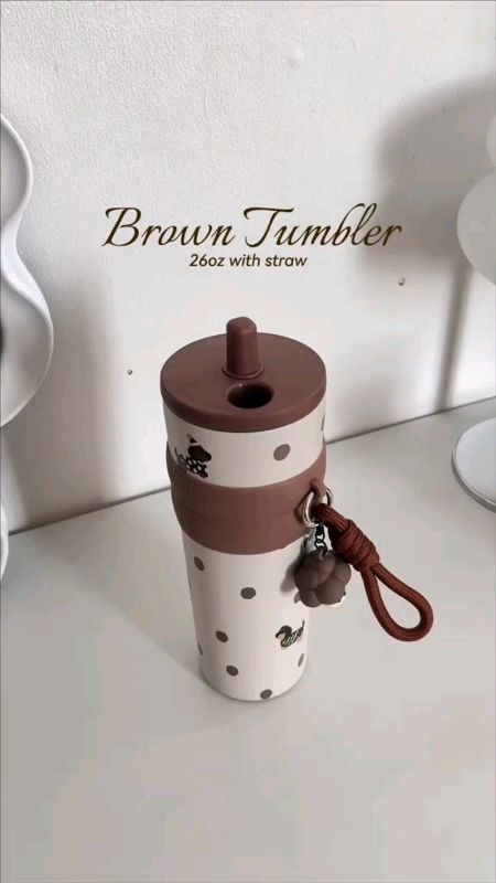 26oz Ceramic Liner Stainless Steel Coffee Mug with Lid and Straw #trending #fyp #FreeCoinsInShopeeVideo #freeCoinsOnShopeeVideo #MasMuraSaShopee