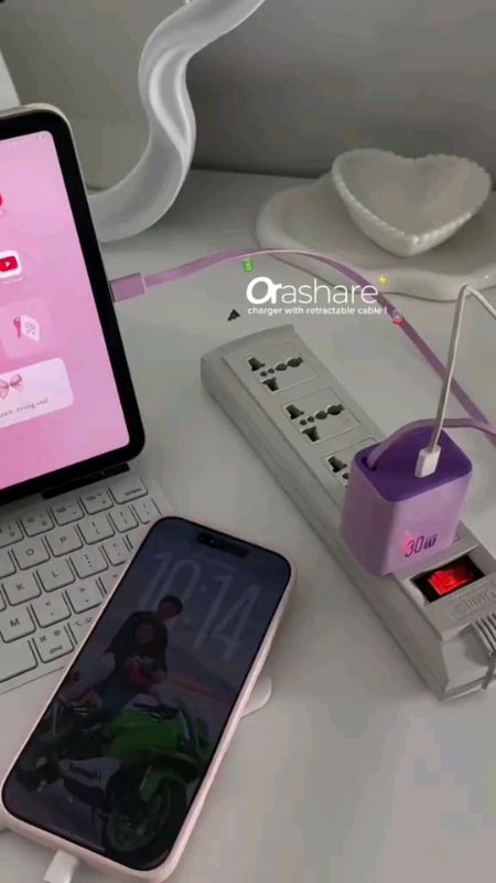 #Orashare #OrashareCharger #builtincharger #FastCharger #retractable #paydaysale #fyp #shopeeVideo #shopee #shopeefinds #sale #MasMuraSaShopee