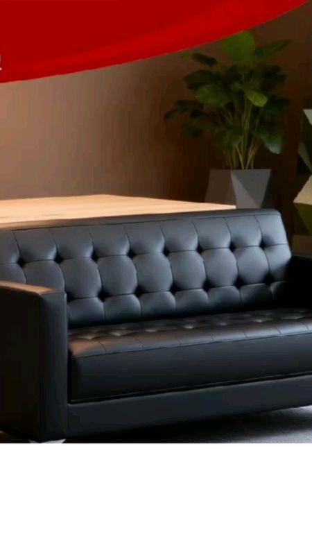 #office#sofa#black#leather#MasMuraSaShopee#FreeCoinsInShopeeVideo