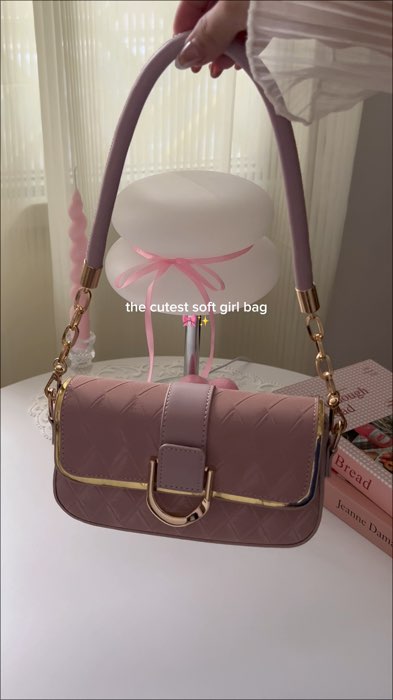 pink shoulderbag🎀 #shoulderbag #pinkbag #smallbag #bag #bagforwomen #rainsmorebag