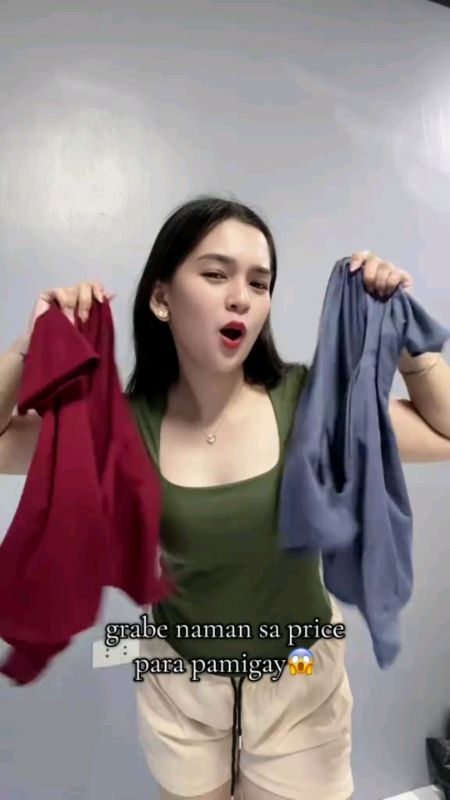 Buy 1 get 2 Square double Lining Top for Women #topforwomen #womenstop #fyp #foryou #MasMuraSaShopee