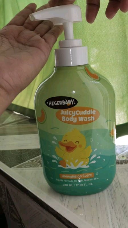 Hegerbaby Body Wash (Cherry & Melon) + Baby Lotion - Soothe Prickly Heat Gently Cleanses Cares Kids #babywash #bodywash #fyp