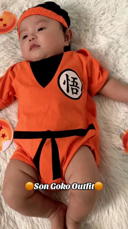 New born Dragon Balls Attire #sanguko #newbornattire #dragonballs #viral