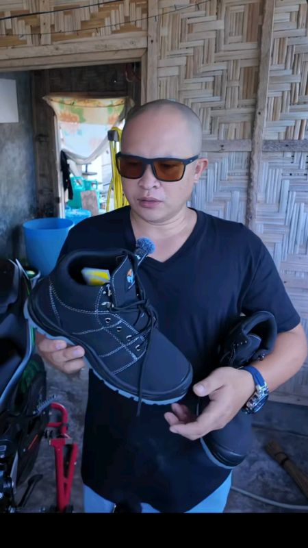#mensafetyshoes#steltoe#freecoin #checkout #masmurasashopee #bilinapokayo