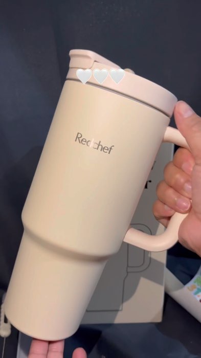 Best buy tumbler🤍 #tumbler #35oz #aethetic #redchef #handle #handheld