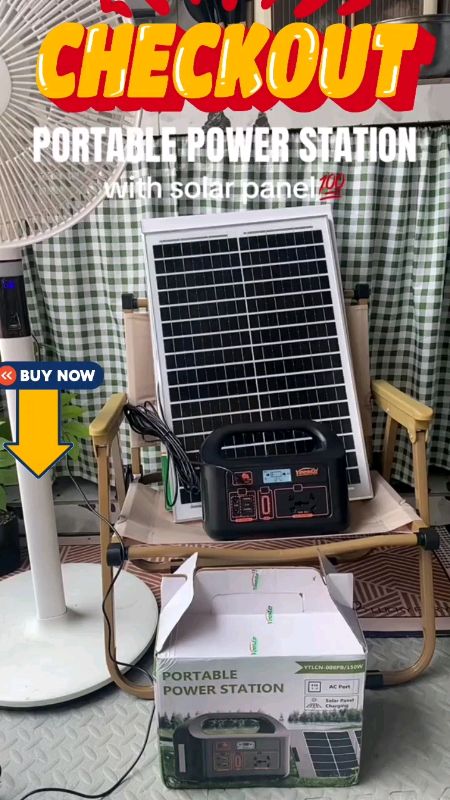 ✨Portable Power Station✨#PowerStation #portablepowerstation #solarpowerstation #portable #solarpower #fyp #fyppp #HugotSaShopee #MasMuraSaShopee