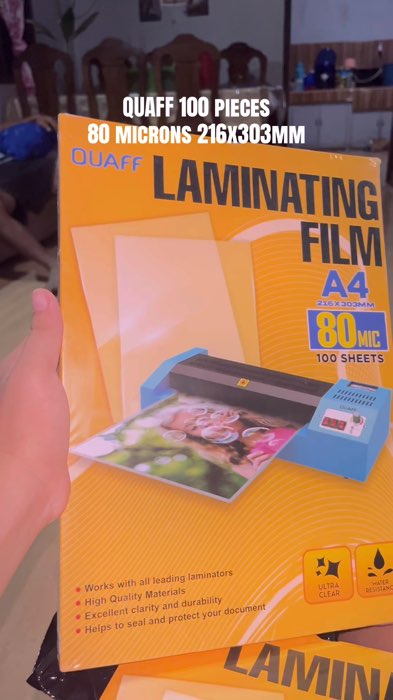 LAMINATING FILM 80 micron #laminating #laminatingfilm #schoolsupplies