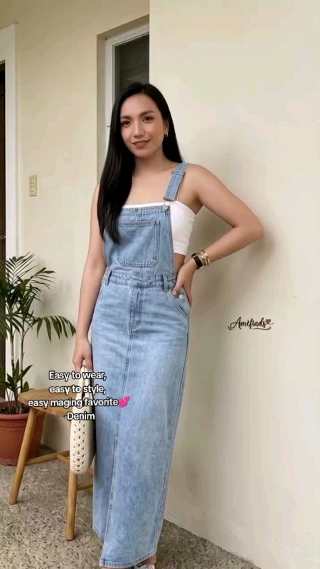 Easy to wear, easy to style, easy maging favorite ✨ #DenimOOTD #JumperStyle #FashionPH #CasualOOTD #Amèfinds