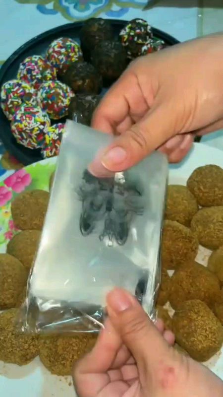 100Pcs #Cookies #Packaging #Bag #Bread #Plastic #Packaging Bag Self Adhesive Banana Loaf Bread Pastry Bag