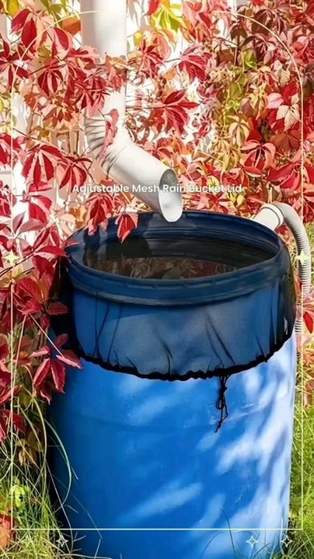 #Want to keep your **rain barrel** clean and debris-free? This handy little gadget will make sure that all the debris and leaves are **filtered out**.