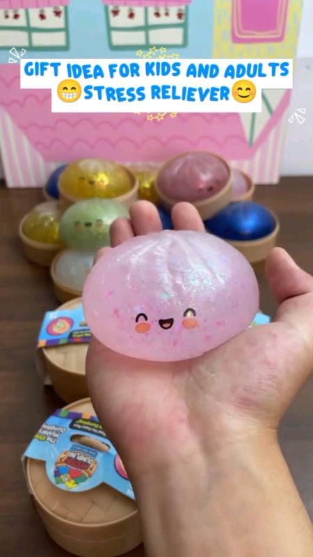 #squishy #glitter #dumpling #stress #reliever #toys