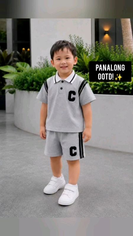 ✨ Comfy Fit ✨ Stylish Look ✨ Perfect for Everyday Wear #LittleStepsBigStyle #KidsOOTD #PormangPanalo #BabyBoyFashion