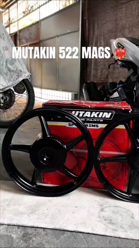 MUTAKIN 522 Mags Honda  BEAT FI/BEAT CARB 1.6X1.85X14 CLICK 125/150  1.6X1.85X14#checkoutnow #masmurasashoppee #shopyourneedsandwants