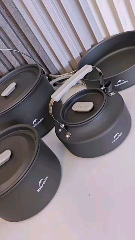 Naturehike camping cookware aluminum alloy pot Outdoor Pot Set C...#masmurasashopee #hugotsashopee #FreeCoinsSaShopeeVideo
