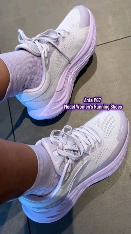 #ANTA TRAVEL PG 7 women sports running shoes mesh breathable lightweight#travelPG7#sportsrunningshoes#meshbreathable#LIGHTWEIGHT #fyp#masmurasashopee✅