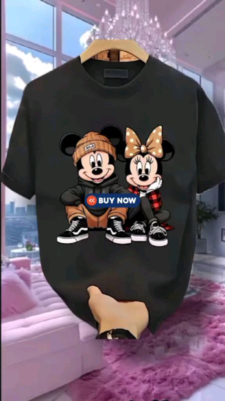 Micky mouse and minie tshirts print #high #quality #for #men #and #women #printed #t #shirt
