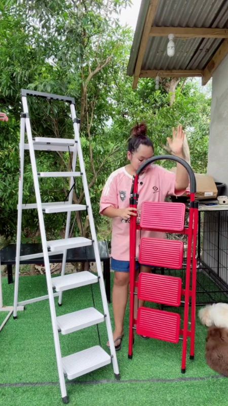 Ladder Foldable Carbon Steel #carbonsteelfoldableladder #foldableladder #ladder #ladderfoldable