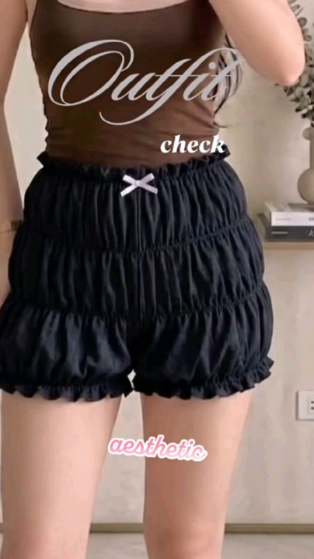 BLOOMER SEXY SHORTS Smocking Coquette Ruched Short Best Fitted small to Semi -Large #FreeCoinsInShopeeVideo #freecoinsashopeevideo #trending