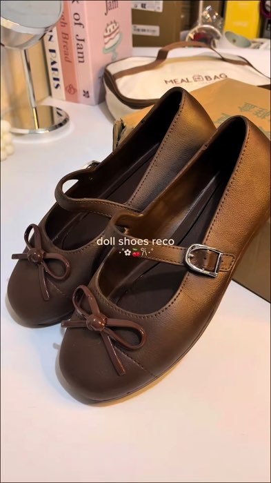 korean mary janes doll shoes sweet bow design breathable soft comfy cute ballet flats #HugotSaShopee #WishlistMoSagotKo #MasMuraSaShopee