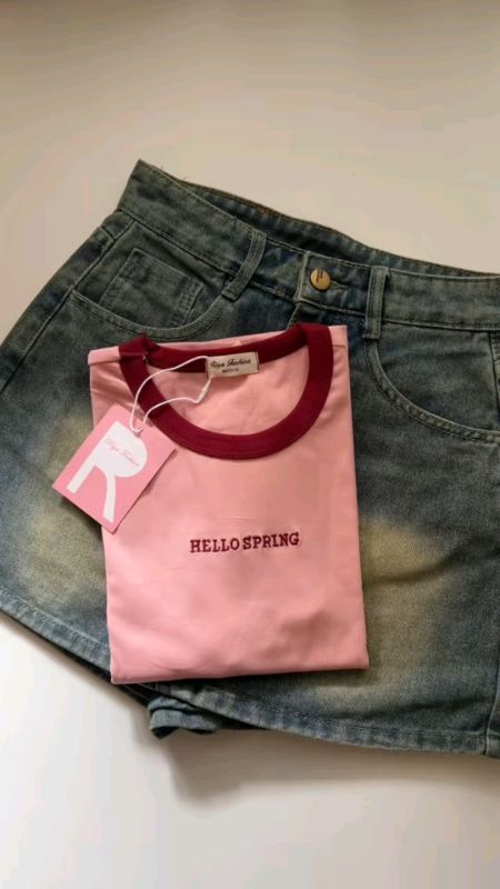 #embroiderytshirt  #blouse #roundnecktshirt  #koreanstyletshirt #tshirtblouse  #blouseforwomen