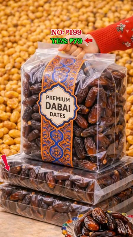 Buy 1 Take 1 Dates- Pitted, Seedless Dried Fruits Snack#Dates#Seedless#buy1take1#Dried#shopee