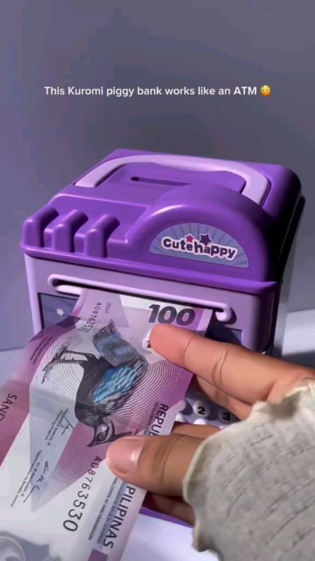 Mini Piggy Bank ATM Toys Educational Toy Teaches Saving Money Habits Gift for Boys & Girls COD#MasMuraSaShopee #buy #freecoinshoppevedio