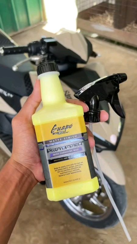 #Guapo / SKRUBZ 500ml Ceramic Wax Spray / Waterless / Matte Protectant / #buynow #fyp #viral #MasMuraSaShopee #FreeCoinsInShopeeVideo