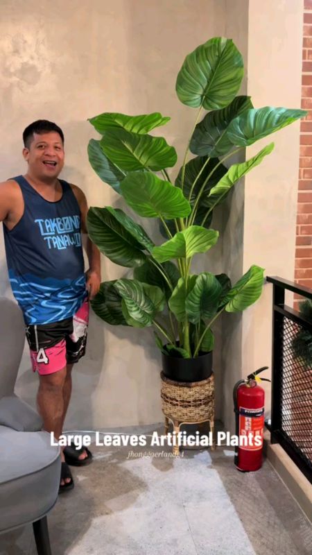 Artificial Plant with Pot 120CM indoor Home Garden Decor #artificialplant #fakeplant #decorplant #foryou #fyp #viral