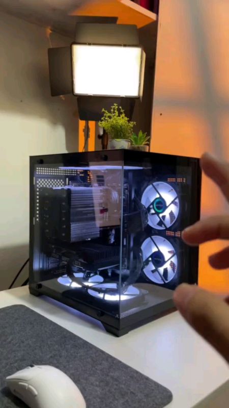 YGT N275 Sea View Room Chassis Micro ATX/ITX Gaming Pc Case With Tempered Glass Desktop Case#ShopeeBestsale #viral #fyp