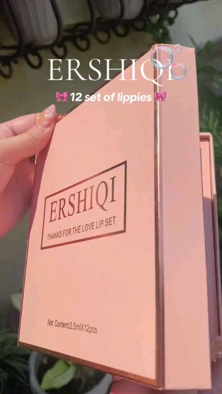 ERSHIQI 12Pcs Lipstick Set Long Lasting Waterproof Matte Lip Gloss Set Non-Stick Lip Glaze Makeup #ershiqi #lipstickset