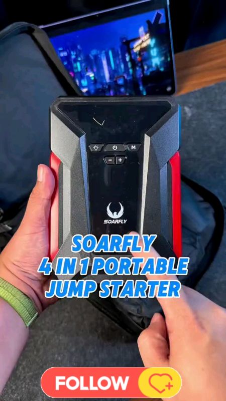 SOARFLY 4IN1 JUMP STARTER #heavyduty #bestbuy #affordable #lowestprice