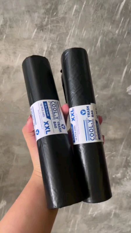 #Trash bag #Garbage Bag Black COOL.Y Garbage Bag Black Trash Bag Makapal Small/Medium/Large/XL/XXL#freecoinshopee
