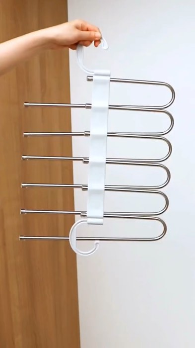 CBLUE 5 Layers Multi-Functional Pants Hangers Holders Trousers Hanger Storage Rack Clothes Space Sav#shopee #shopeeph