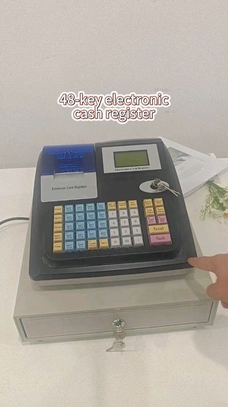 Cash Register Printing Small Ticket Electronic Cash Register Restaurant Order Milk Tea Printer COD