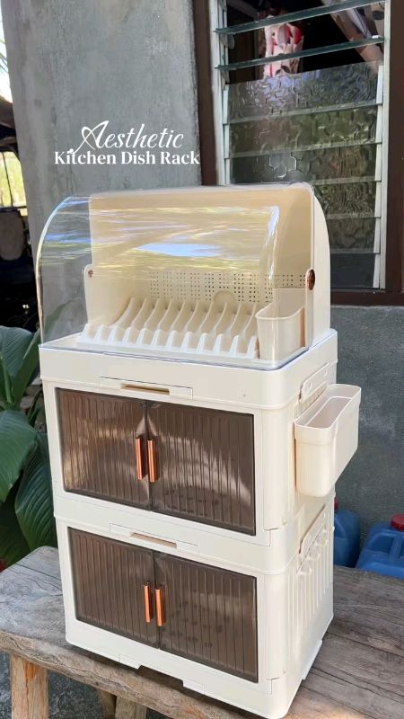 #dishcabinetorganizer #dishcabinet #dishorganizer #dishrack #trending #shopee #viral #fyp #MasMuraSaShopee #FreeCoinsInShopeeVideo