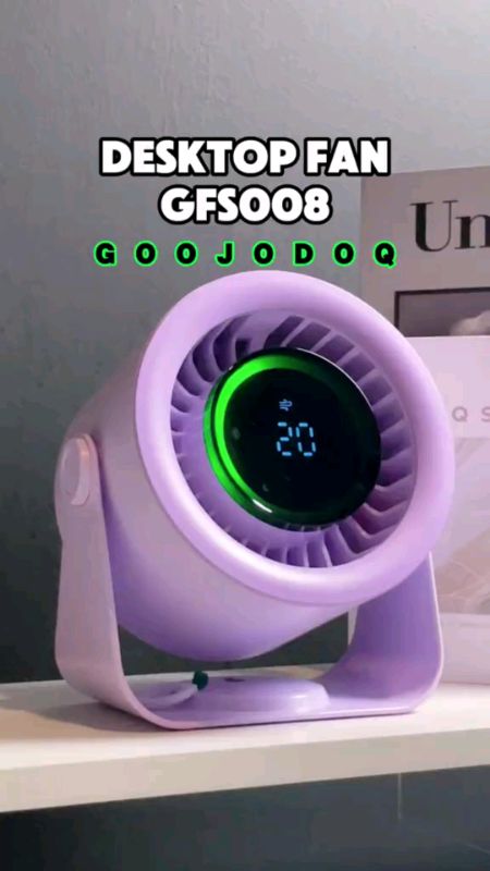 GOOJODOQ GFS008 Desk Fan Rechargeable#MasMuraSaShopee #FreeCoinsInShopeeVideo #viral #trending #fyp #HugotSaShopee