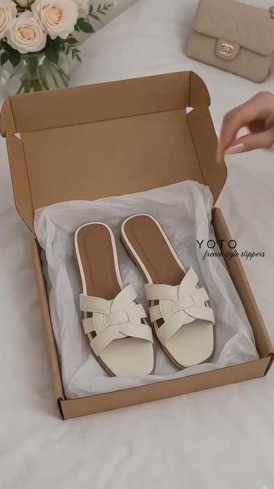 #yoto #slippers #sandals #koreanstyle#flat #freecoinssashopee #fyp #HugotSaShopee